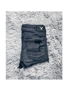 American Eagle Black Denim Shorts